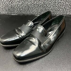 Sandro Moscoloni Comfort Dress‎ Loafer Shoes Men 10.5 Black Leather Slip On